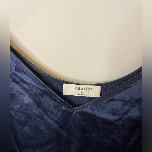 Aritzia Babaton Starboard Blue Everly Cami Minimalist Neutral Office - Picture 4 of 9